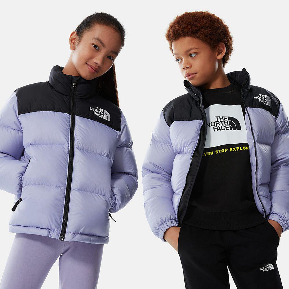 The North Face 1996 Retro Παιδικα Μπουφάν Nuptse - Μωβ / Λεβάντα (PSQJ07319)